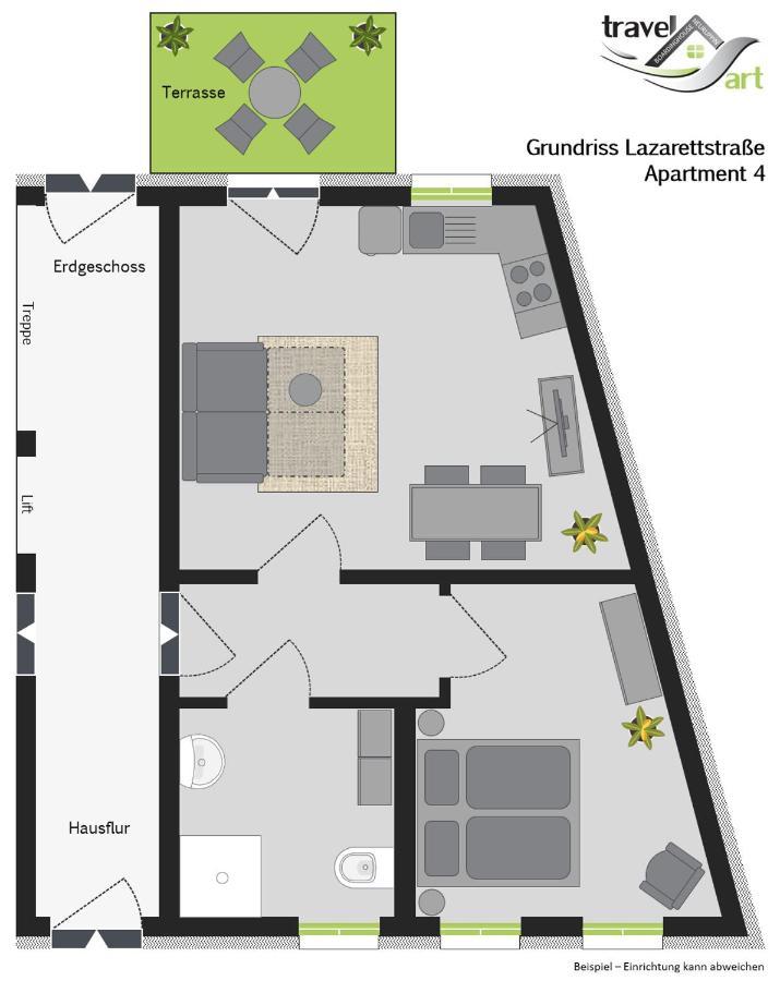 Travel Art Boardinghouse Apart otel Neuruppin Dış mekan fotoğraf